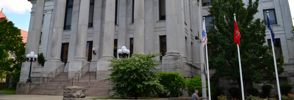 Entrance to a court house