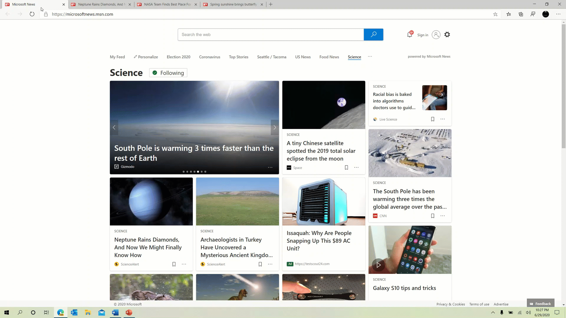 All tabs open in Microsoft Edge will start appearing in Alt + TAB!