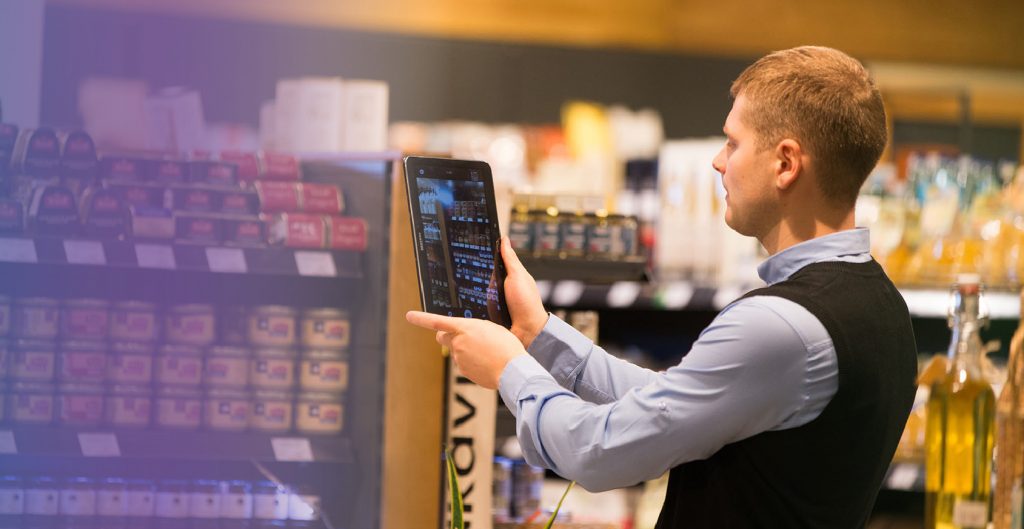 Grocery store worker