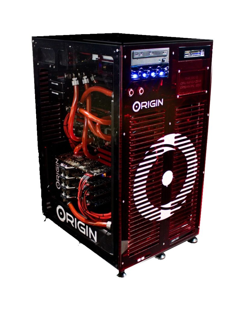 Photo of ORIGIN PC BigO combining Xbox 360 with a custom liquid-cooled PC 