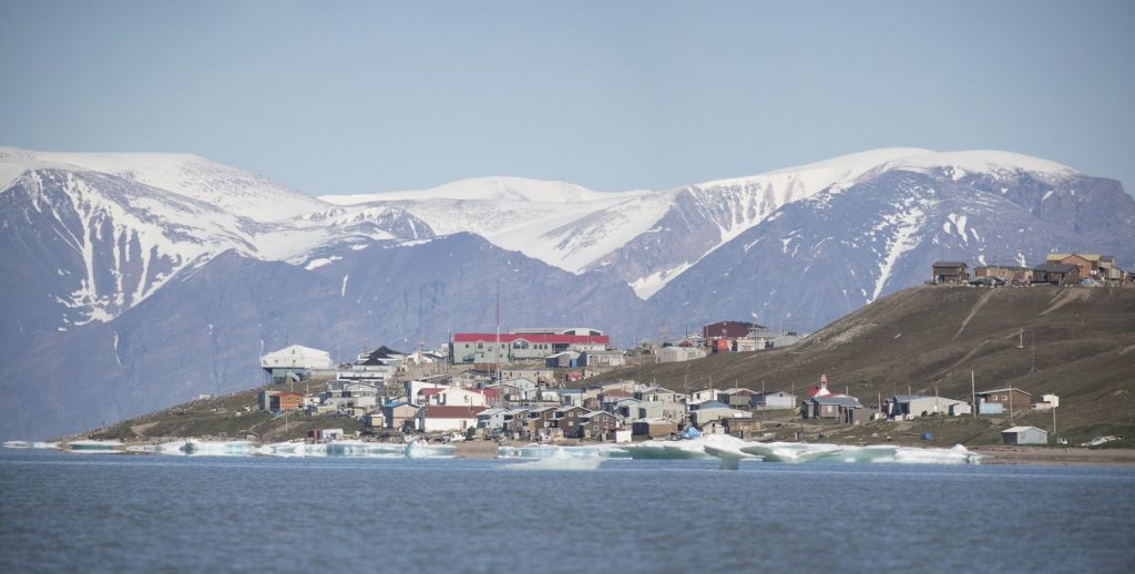 Village in Nunavut Canada